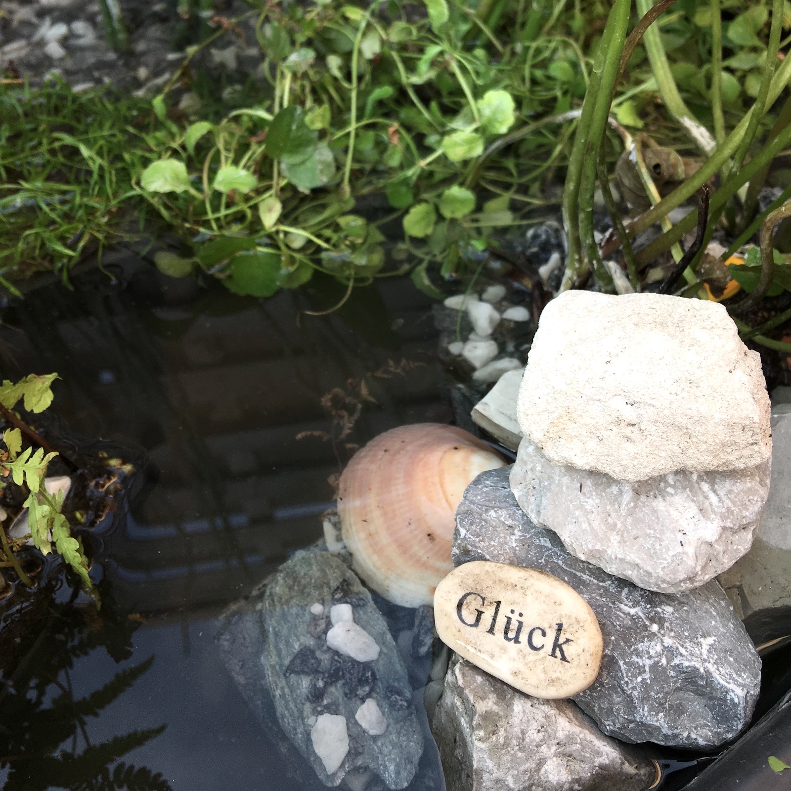 Mini Teich Stein Deko sophiagaleria