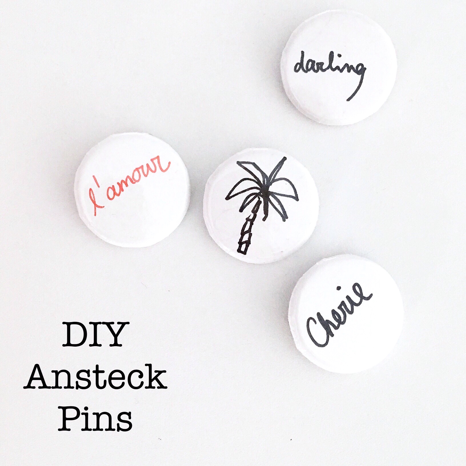 Do it yourself Ansteck Badges - Ansteck Pins - sophiagaleria