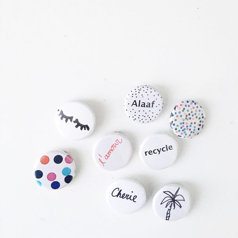 Do it yourself Ansteck Badges - Ansteck Pins - sophiagaleria