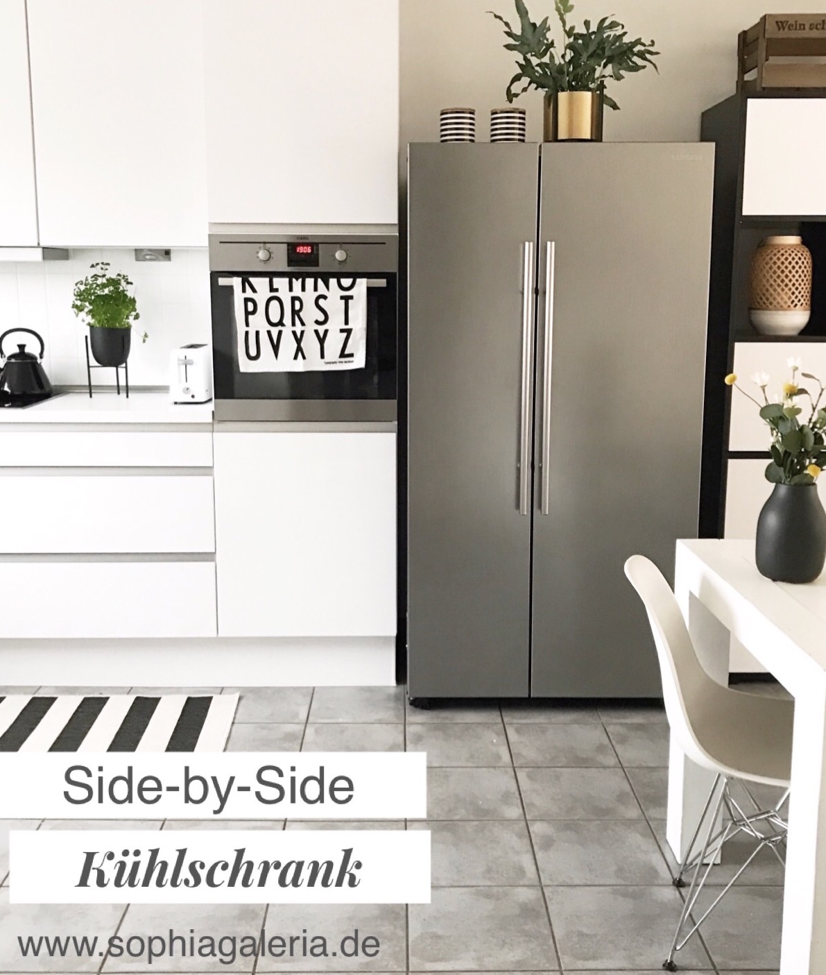 Wunderschoene Side By Side Kuehlschrank Verkleidung Bildbrend4282