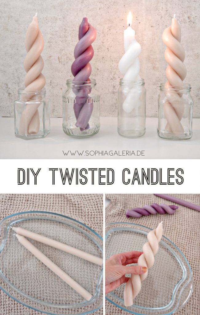 Kerzen drehen: DIY-Anleitung für Twisted Candles