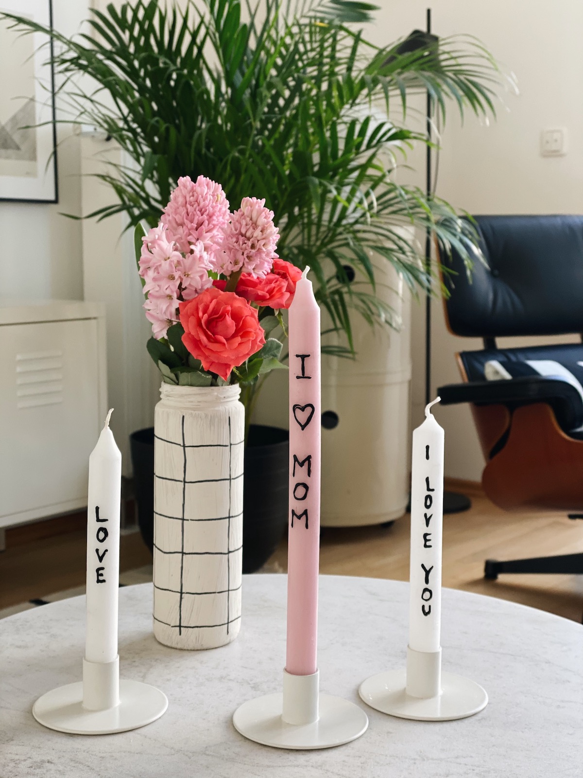 Love Kerzen zum Muttertag sophiagaleria