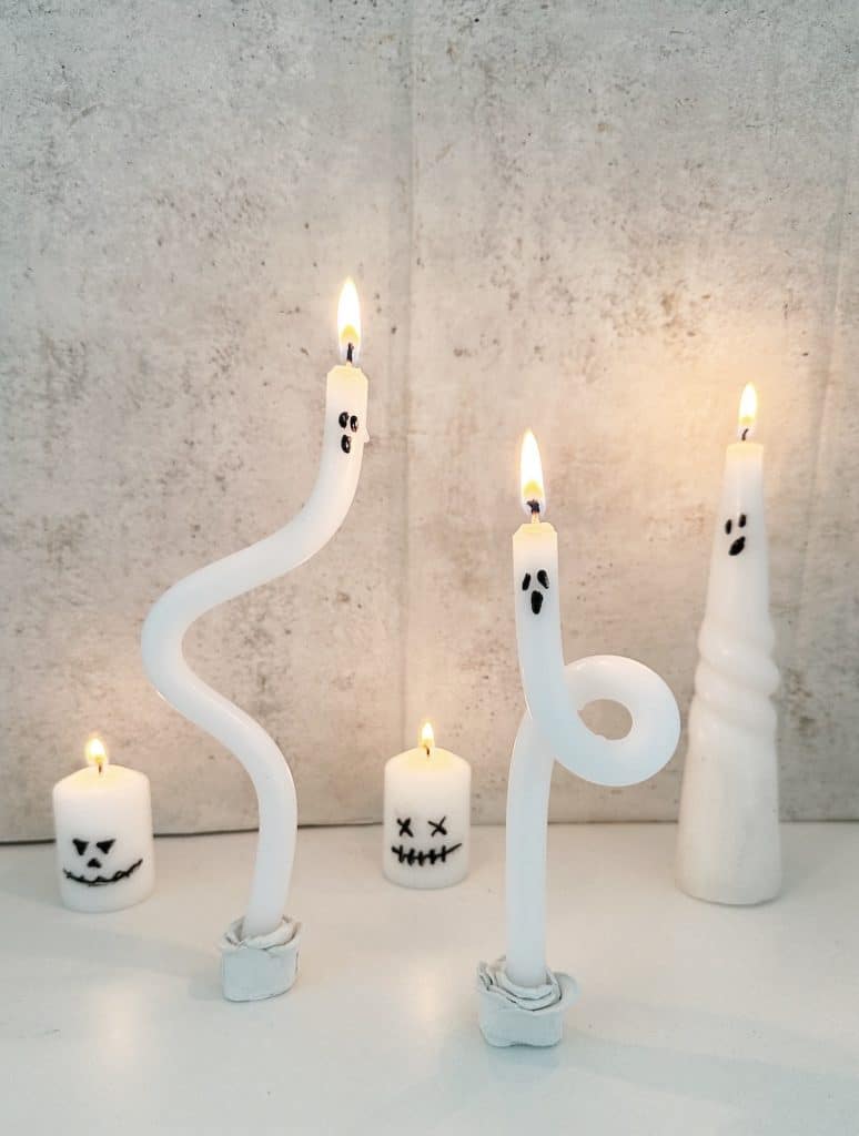 DIY Halloween Kerzen Ideen sophiagaleria